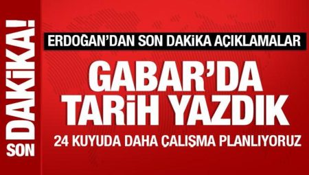 Cumhurbaşkanı Erdoğan: Gabar’da tarih yazdık!