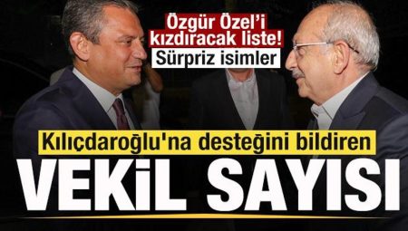 Kılıçdaroğlu’na dayanağını bildiren vekil sayısı katlandı! Özgür Özel’i şoke edecek liste!