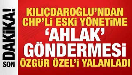 Son dakika: Kılıçdaroğlu: Partide ahlaki pahaları düzeltmemiz lazım