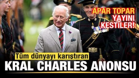 Tüm dünyayı karıştıran Kral Charles anonsu! Apar topar yayını kestiler